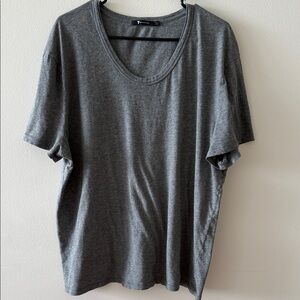 T by Alexander Wang Gray Short Sleeve Tee